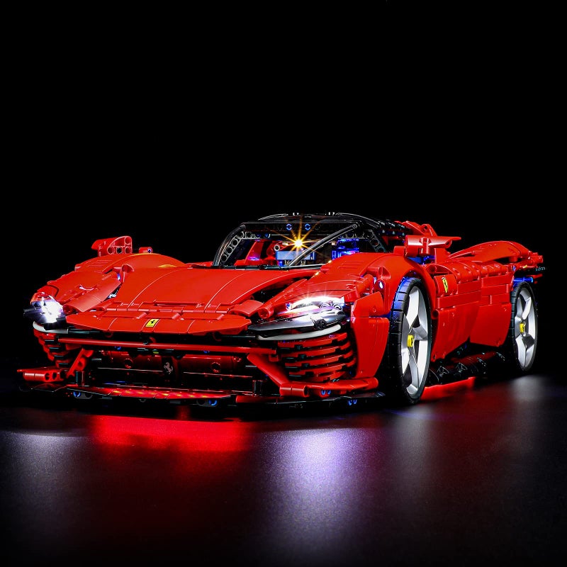 BRIKSMAX Led Lighting Kit for LEGO42143 Ferrari Daytona SP3  Compatible with Lego Technic Building Blocks Model Not Include The Lego Set - Image 2