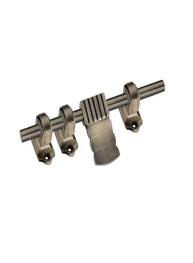 DUKE |Single Door Fittings & Kit | Curve(10"-1 Aldrop, 8"-1 Latch, 2 Handles, 1 Tower Bolt and 1 Door Stopper) | Brass Antique Finish | Designer Door Hardware (Cloud) - Image 3
