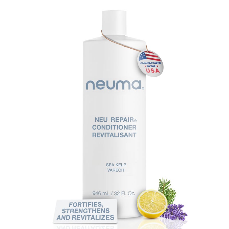 Neuma Neu Repair Conditioner 32 Fl. Oz. Sulfate Free Paraben Free Repairing Conditioner - Fortifies, Revitalizes, Strengthens, Nourishes, Moisturizes, Lemon, Lavender & Fir Needle Scent - Image 1