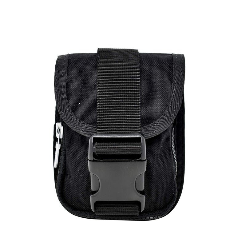 Palantic Scuba Diving Drop-Bottom Trim Bcd Weight Pocket With Qr Buckles  Pair  Black  One Size