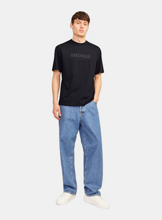 JACK & JONES JACK & JONES Mens Frederiksberg Crew Neck Tee  - Image 1