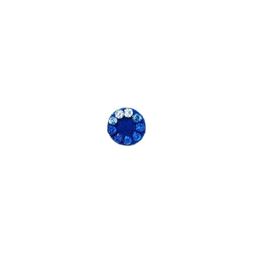 Comet Busters Round Multicolor Bindi With Stone Border (7mm) (BIN968) - Image 2