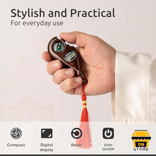 ON STORE Digital Finger Counter-Tally Counter -jaap Counter | Jaap mala Counter | mala jaap Counter | Tasbeeh Misbaha Counter-Different Use| jaap Counter Machine (New Version, Pack of 1) - Image 4