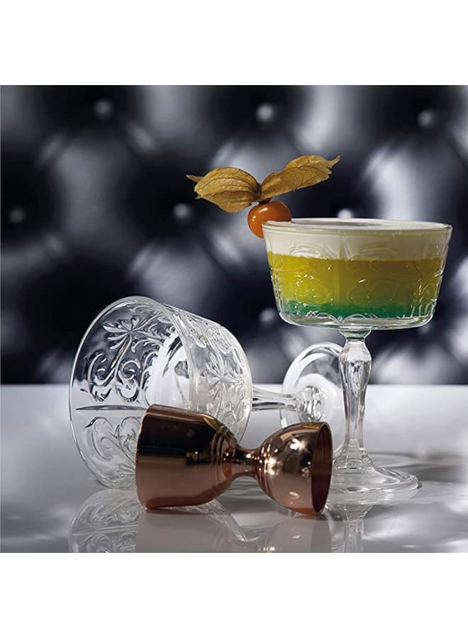 Rcr Crystal Glassware Tattoo Champagne Goblet Glasses - Set Of 6 (27 Cl / 270 Ml) - Image 2