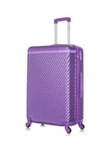 SENATOR Hard Case Travel Bag Luggage Trolley For Unisex ABS Lightweight Suitcase with 4 Spinner Wheels KH1065 Purple