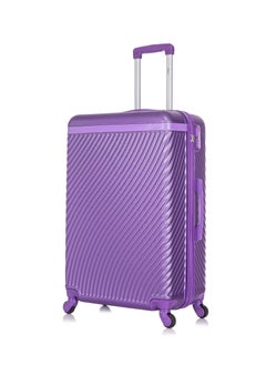 SENATOR Hard Case Travel Bag Luggage Trolley For Unisex ABS Lightweight Suitcase with 4 Spinner Wheels KH1065 Purple  - Image 1