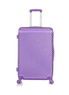SENATOR Hard Case Travel Bag Luggage Trolley For Unisex ABS Lightweight Suitcase with 4 Spinner Wheels KH1065 Purple  - Image 2