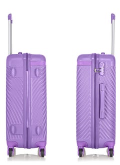 SENATOR Hard Case Travel Bag Luggage Trolley For Unisex ABS Lightweight Suitcase with 4 Spinner Wheels KH1065 Purple  - Image 3