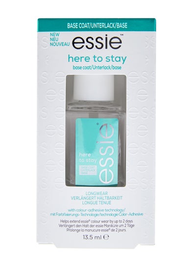 essie Here to Stay, Nail Polish Base Coat, 13.