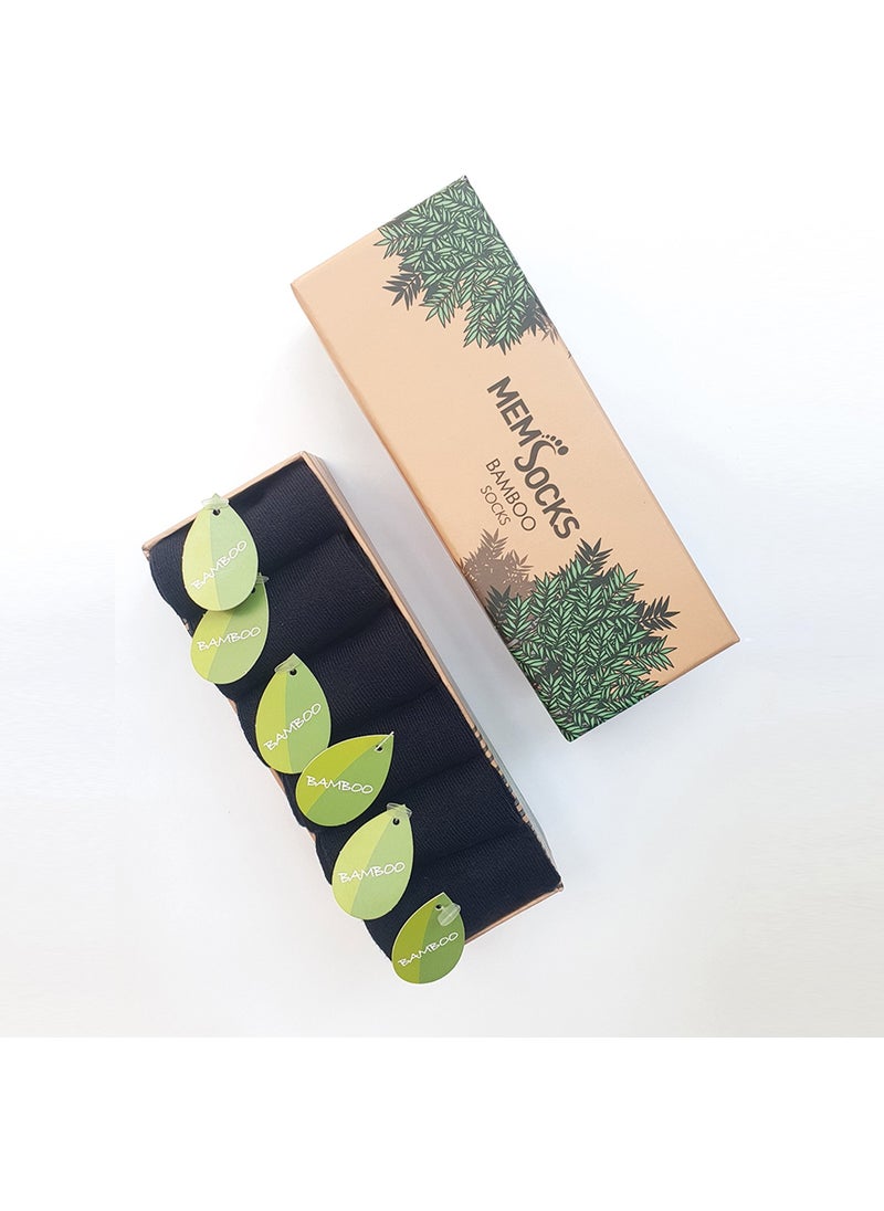 Mem Socks - 6-Piece Unisex Bamboo Children's Socket Socks Special Boxed - Image 1