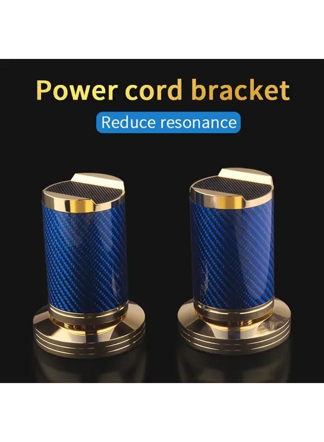 High End Aluminum Alloy Power Cord Holder Shock Absorbing Space Saving Speaker Accessory - Image 2
