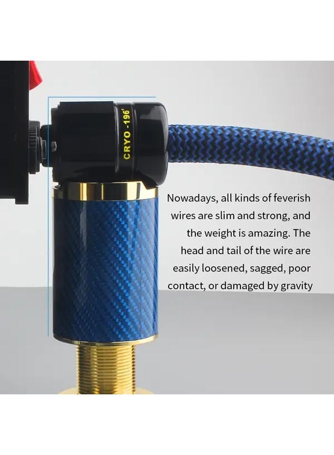 High End Aluminum Alloy Power Cord Holder Shock Absorbing Space Saving Speaker Accessory - Image 5