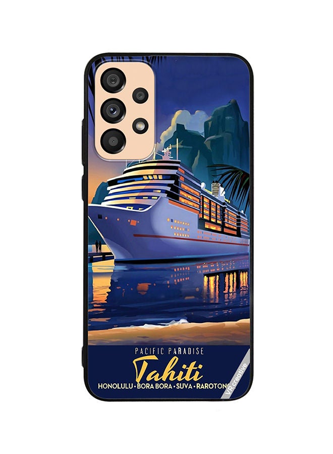 VR CREATIVE Protective Case Cover For Samsung Galaxy A33 5G Pacific Paradise Design Multicolour - Image 1