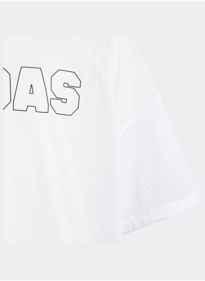 Adidas تي شيرت فضفاض للأطفال من Dance AEROREADY  - Image 3