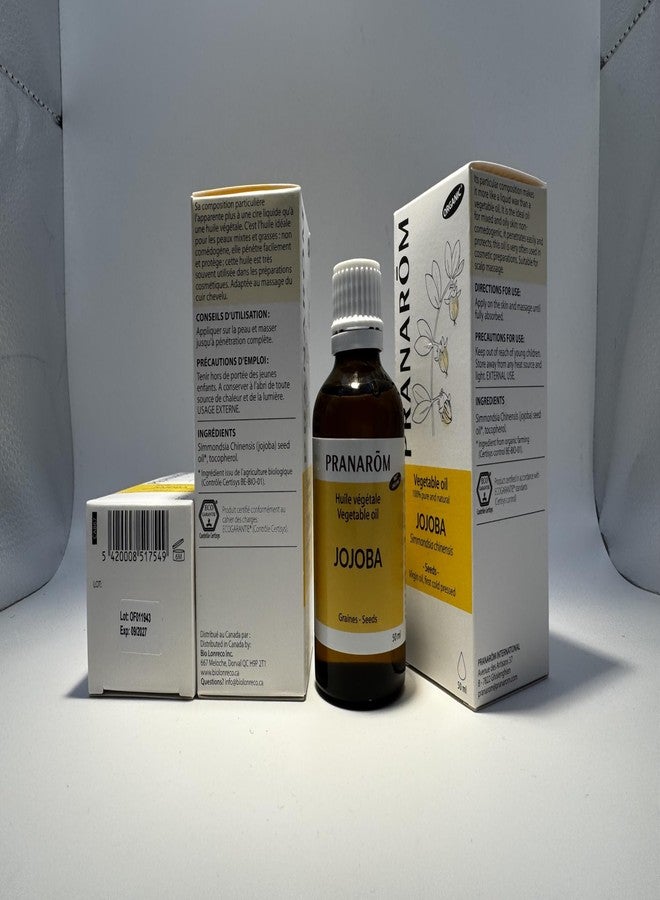 Pranarom - Jojoba Virgin Plant Oil - 2oz - Image 3