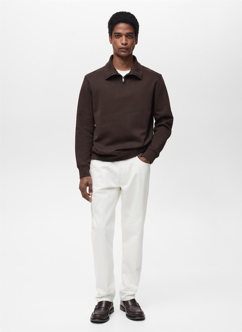Mango Man - Regular-Fit Zip Sweatshirt - Image 1