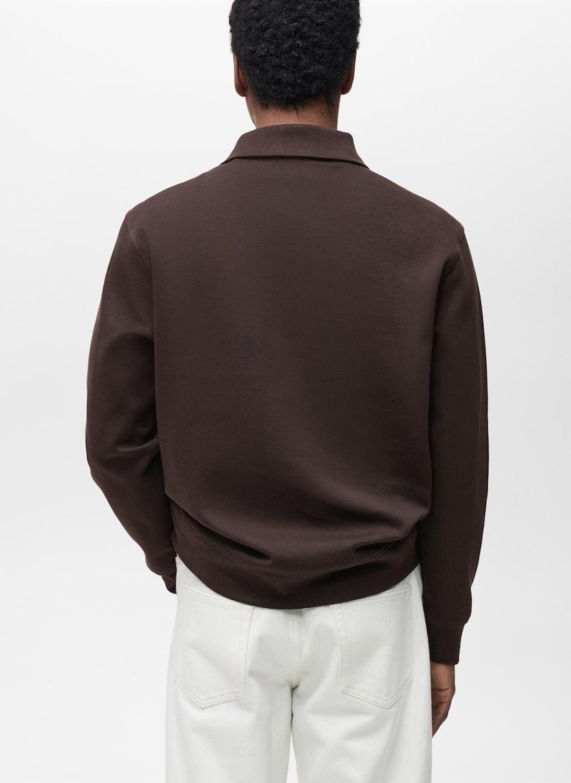 Mango Man - Regular-Fit Zip Sweatshirt - Image 1