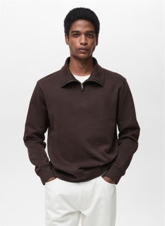 Mango Man Regular-Fit Zip Sweatshirt  - Image 1