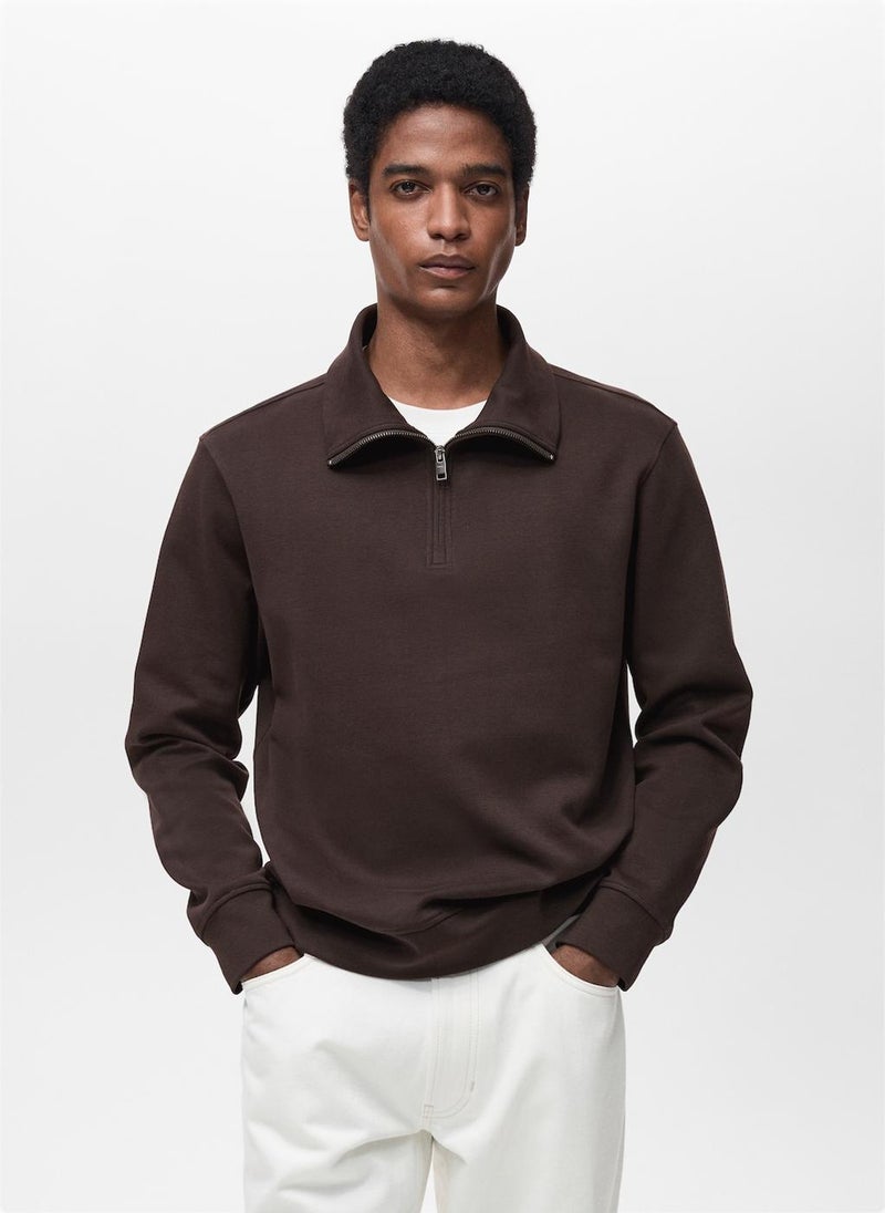 Mango Man - Regular-Fit Zip Sweatshirt - Image 1