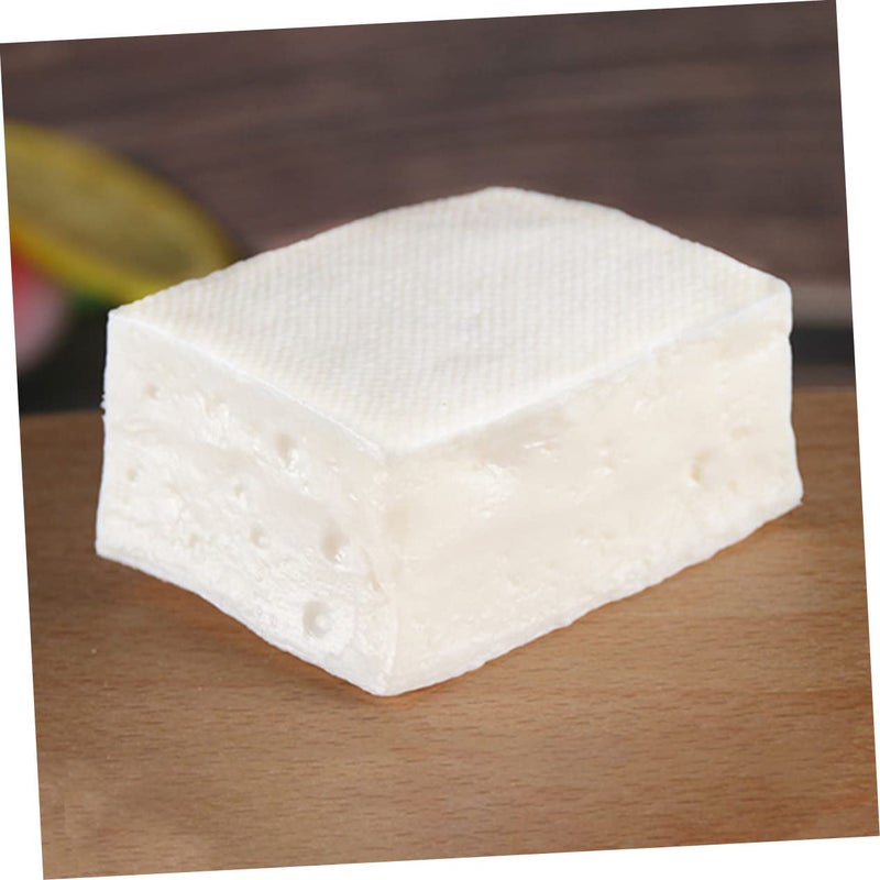3 Pcs Realistic Artificial Tofu Model Display Prop For Food Photography Bakery Education - Image 4