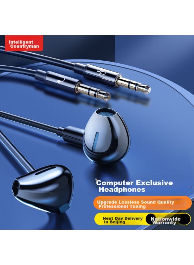 Witgoer Wired Computer Headset With Microphone, 2-in Desktop Laptop Gaming Headset, E-sports Headphones, Dual-plug Round Tip, Specialized - Image 1