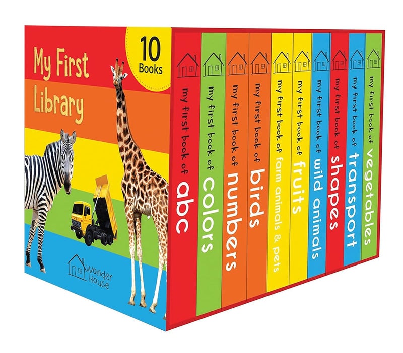My First Library: Boxset of 10 Board Books for Kids (Pack-1) - Image 1