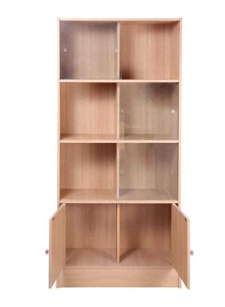 SILA Modern Wooden File CABINET & Book Shelf Beige  - Image 3