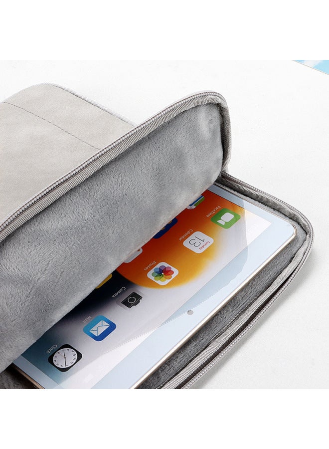 Thin Lightweight Ipad Tablet Bag Inner Sleeve Handheld Storage Bag For Business Travel Logo Customizable-Color:Beauty Powder-Dimensions:9.7-10.8 Inch Universal (For IPAD 11 Inch) - Image 3