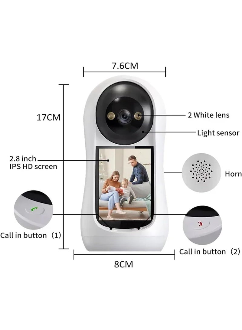 Denx DENX MODEL DX3610 SMART CAMERA Original 1080 HD 1920 * 1080HD 120° 120 Wide-view + Night vision - Image 3