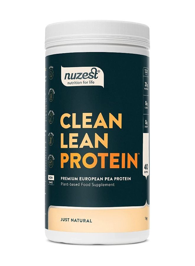 Nuzest Clean Lean Protein, Just Natural, 1kg, 40 Servings - Image 1