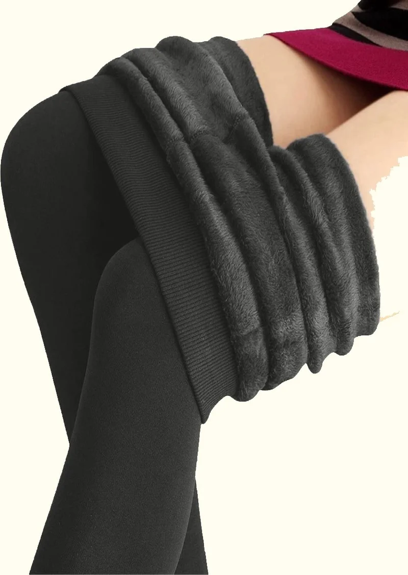 ميستريك Mystical Ravena Model Thermal Pantyhose Plush Woven Wool Warm and Tightening Tights