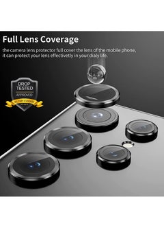 Waldic Camera Lens Glass Protector With Ring For Samsung Galaxy S23 Ultra - Black  - Image 2