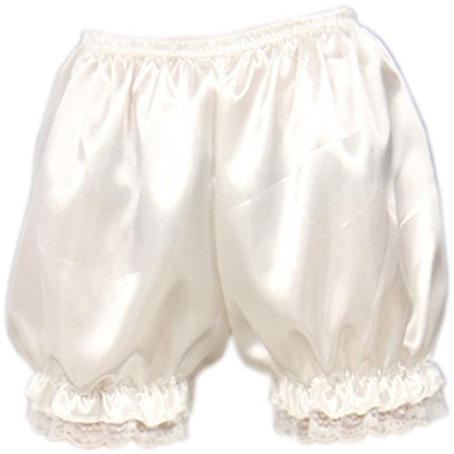Patiky Womens Lolita Lace Pumpkin Pants Bloomers Shorts Cute Security Short Pants for Girl NK02 (White) - Image 1
