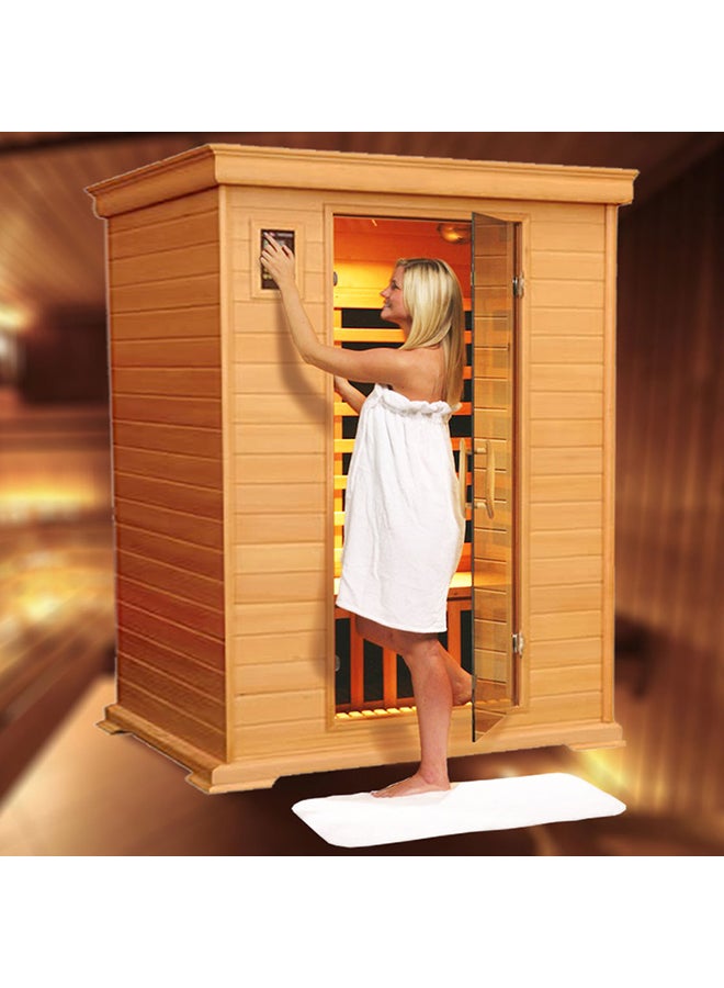Marshal Fitness® One Person Steam Sauna Wooden Room For Home [MF-0405] | High-Quality Wood | Built-In Steam Generator | Easy To Assemble and Use | Remote Control | Built-in Timer | 1-Year Warranty