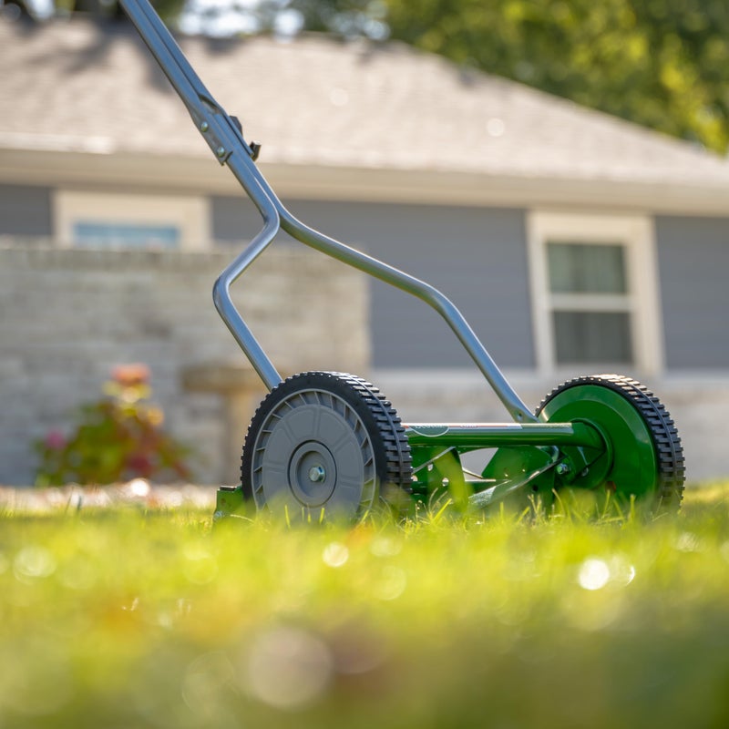 Scotts Outdoor Power Tools 304-14S 14-Inch 5-Blade Push Reel Lawn Mower, Green - Image 3