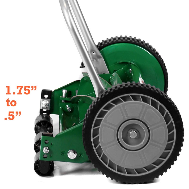 Scotts Outdoor Power Tools 304-14S 14-Inch 5-Blade Push Reel Lawn Mower, Green - Image 4