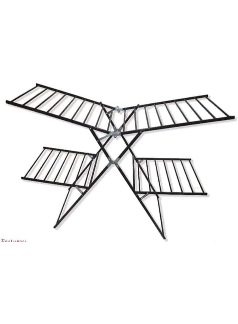 hail Metal Clothes Drying Rack – 2 Tiers – Stylish - Durable Laundry Stand - Image 2