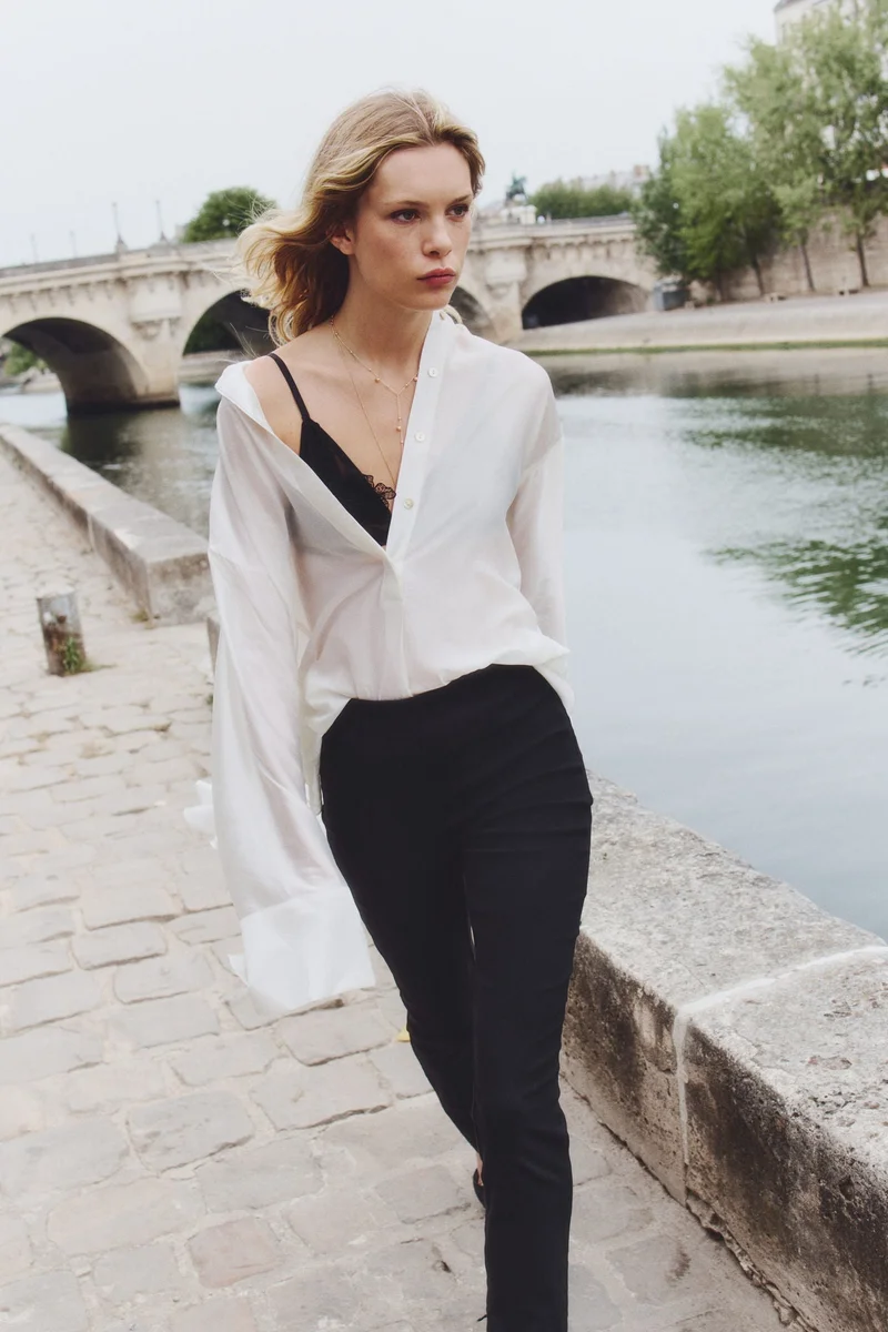 H&M Zip-hem trousers