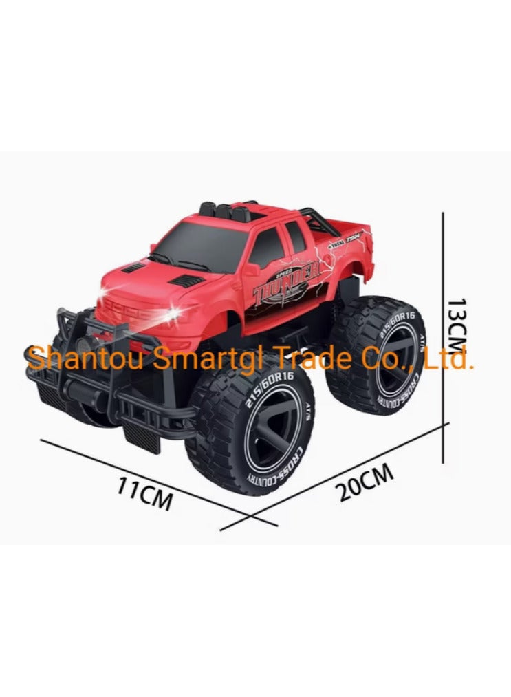 Chuxingfeng RV Truck for Kids, Red Off-Road Trucks, 1:18 Scale Crawler Toy for Kids Ages 4-9 - Image 1
