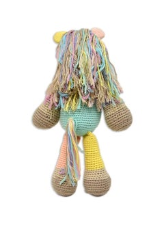 Happy Threads Handmade Crocheted Cute Handmade ATLAS Pony (13 inch) – Multicolour  | Crochet Toys | Child Safe | for Babies 6 Months & Above | Dolls for Boys/Girls| For Birthday Gift | Decorative Items for Room  - Image 2