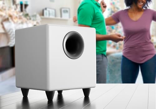 Audioengine S8 Powered Subwoofer Speaker - 250W 8-inch Home Woofer with Built-in Amplifier and Dual Audio Inputs for Home Audio - Image 4