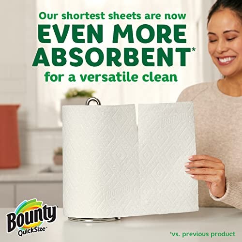Bounty Select-A-Size Paper Towels, 8 Double Plus Rolls White, 113 Sheets Per Roll - Image 4