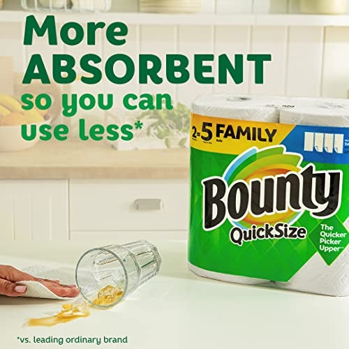 Bounty Select-A-Size Paper Towels, 8 Double Plus Rolls White, 113 Sheets Per Roll - Image 2