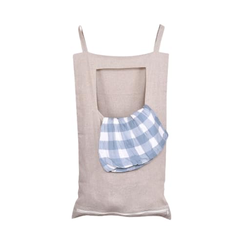 Dcluttr Hanging Laundry Bag for Clothes - Foldable, Washable Zip Design, Durable Fabric - Multifunctional Toy Storage Basket & bathroom storage bathroom storage organizer. (Pack of 1) - Image 1