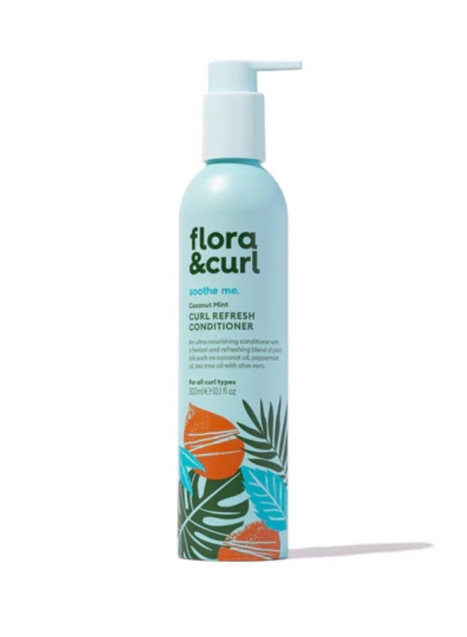 فلورا آند كيرل بلسم Soothe Me Coconut Mint Curl Refresh - Image 2