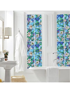 Privacy Window Films, Stained Glass Window Film Privacy, Anti UV Rainbow Window Clings, No Glue Static Cling Glass Film Removable