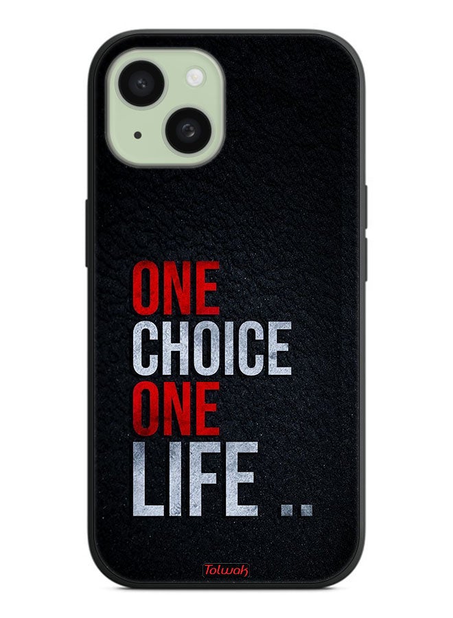Tolwak Apple iPhone 15 Plus Protective Case Cover One Choice One Life - Image 2