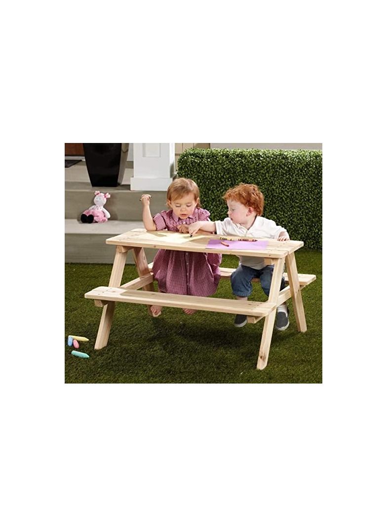 PALLETIZE Wooden Kids Picnic Table  - Image 2