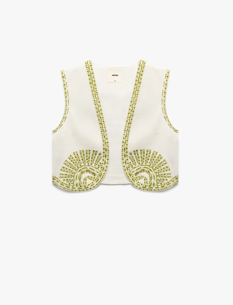 Koton  Embroidered Vest for Women | Best Price UAE