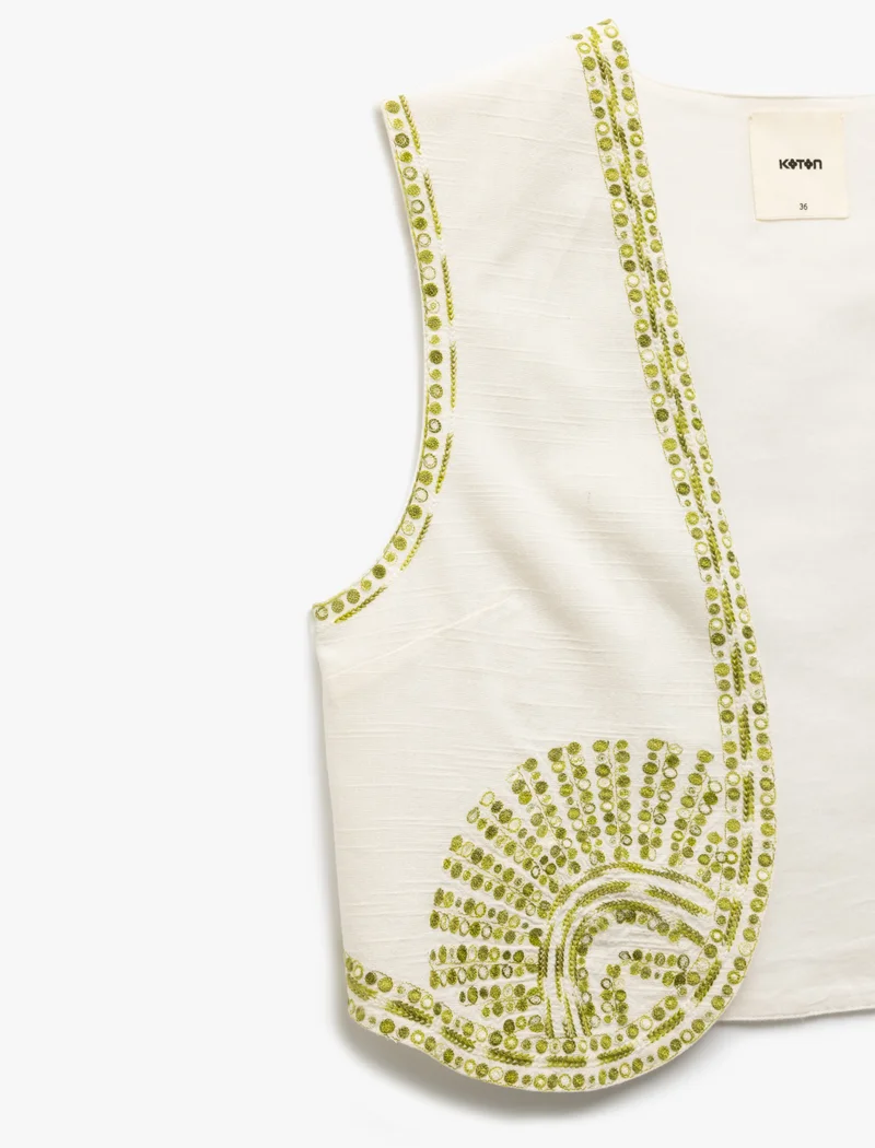 Koton  Embroidered Vest for Women | Best Price UAE
